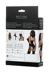 Боді Glossy Wetlook Katherin M чорний - мініатюра 6