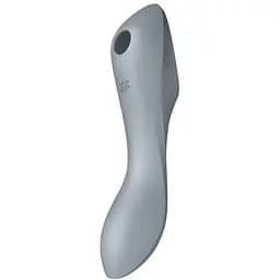 Вакуумний стимулятор із вібрацією Satisfyer Curvy Trinity 3 Сірий