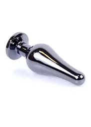 Анальна пробка Jewellery Dark Silver BUTT PLUG Red Boss Series 64-00055 98245 - мініатюра 7