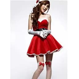 "Сюрприз от Санты" новогодний ролевой костюм S/M Красный K000819