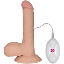 Вибратор Lovetoy The Ultra Soft Dude 7.5" 18 см телесный