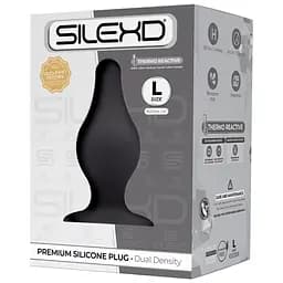 Анальна пробка SilexD Model 2 size L 10.2 см (чорний)