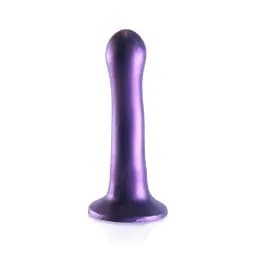 Фалоімітатор Ouch! Curvy G-Spot Dildo 7'' 17 cm (фіолетовий) - мініатюра 16