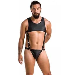 Боді чоловіче Passion Free Your Senses Adam 056 L/XL чорний