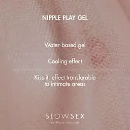 Стимулювальний бальзам для сосків Bijoux Indiscrets Slow Sex Nipple play gel - мініатюра 3