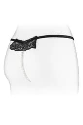 Трусики-стрінги з перлиною ниткою Fashion Secret KATIA Black Fashion Secret SO2245 94651 - мініатюра 2