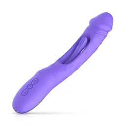 Вібратор Good Vibes Only Flax G-Spot, 25.1 см (фіолетовий) - мініатюра 7