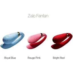 Смарт-вібратор для пар Zalo Fanfan Royal Blue - мініатюра 9