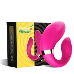 Вібратор для двох Crescent light pink Boss Series 52-00030 98671