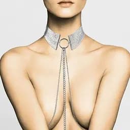 Прикраса Bijoux Indiscrets Desir Metallique Collar Silver - мініатюра 2
