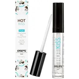 Стимулюючий блиск для губ Exsens Coconut Hot Kiss 7 мл зігріває та охолоджує - мініатюра 2