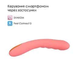 Смарт-вібратор з пульсацією Svakom Ava Neo Peach Pink SVAKOM SX1112 101007 - мініатюра 7