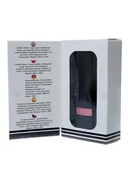 Міні-вібратор Rechargeable Lipstick чорний - мініатюра 5