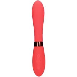Вібратор Loveline Smooth Silicone G-Spot 20.5 см червоний