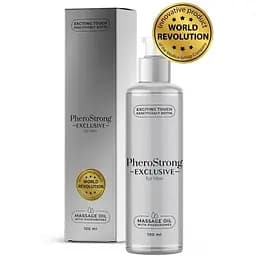 Масажна олія з феромонами для чоловіків PheroStrong Massage Oil Exclusive, 100 мл - мініатюра 3