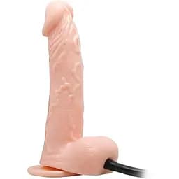 Надувний фалоімітатор LyBaile Inflatable Dong 19 см тілесний