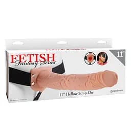 Полый страпон Fetish Fantasy Series 29 см телесный