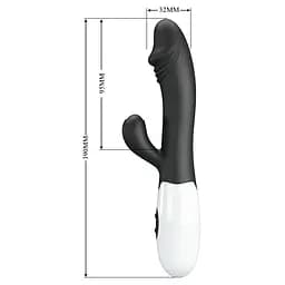 Вібратор Pretty Love Snappy Vibrator Black - мініатюра 2