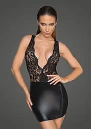 Міні-сукня Noir Handmade з відкритою спиною XXL чорний - мініатюра 4