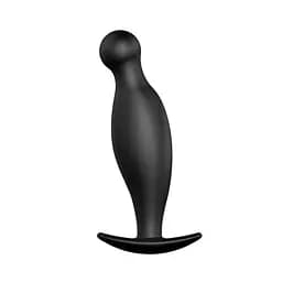 Анальна пробка Pretty Love Silicone Butt Plug Black Baile BI-040036N 88475 - мініатюра 2