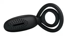 Насадка з вібрацією Pretty Love Penis Ring Black Baile BI-026218 87678 - мініатюра 4