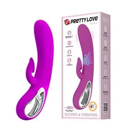 Вібратор Pretty Love Nicola Vibrator Purple - мініатюра 1
