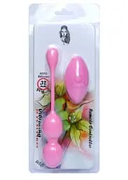 Вагінальні кульки Boss Series Vibrating Kegel Balls 19 см (рожевий) - мініатюра 5