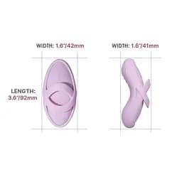 Кліторальний вібратор Svakom Echo 2 Pink Lilac SVAKOM SX2449 100820 - мініатюра 11