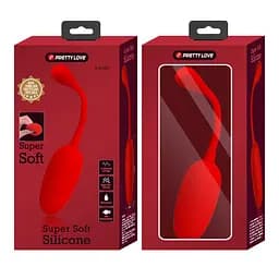 Віброкуля PRETTY LOVE KNUCKER Red, 12 vibration functions Memory function PRETTY LOVE BI-014786-2 98607 - мініатюра 7