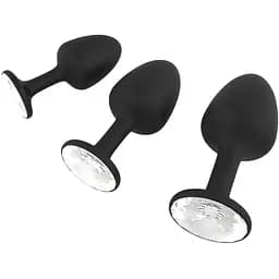 Анальна пробка Dorcel Geisha Plug Diamond XL з кулькою всередині створює вібрації макс діаметр 4.5 см - мініатюра 4