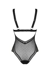 Боді Obsessive Estiqua M/L чорний - мініатюра 6