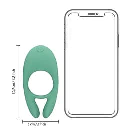 Кільце ерекційне Loveline Pointed Cock Ring 10.7 см (зелений) - мініатюра 16