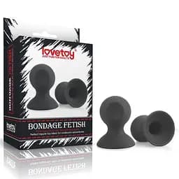 Зажими для сосків - Bondage Fetish Silicone Comfort Nipple Suckers - мініатюра 1