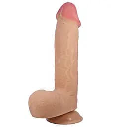 Фалоімітатор BAILE - Sliding Skin 9,2 Flesh Suction base TPR Baile BW-008040LP 100401 - мініатюра 2