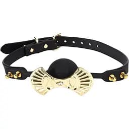 Роскошный силиконовый кляп Zalo silicone Ball Gag Black, кристалл Swarovski