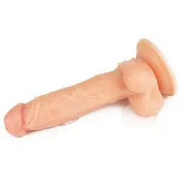 Фалоімітатор LoveToy Ultra Soft Dude 20 см тілесний - мініатюра 13