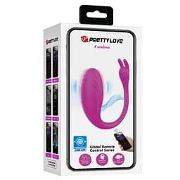 Вібратор PRETTY LOVE Catalina, 12 функцій вібрації, мобільний додаток, дистанційне керування PRETTY LOVE BI-014935HP 102080 - мініатюра 9
