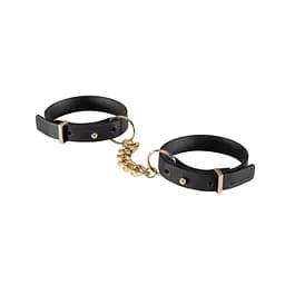 Наручники з екошкіри Bijoux Indiscrets Maze Thin Handcuffs Black