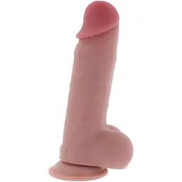 Фаллоимитатор Deluxe Dual Density Thick 20 см (телесный)