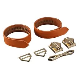 BDSM набір Lockink Hogtie Set коричневий - мініатюра 14