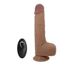 Реалістичний вібратор Pretty Love Tommy Vibrator тілесного кольору - мініатюра 2