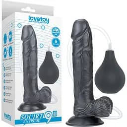 Фаллоимитатор LoveToy Squirt Extreme 9 23 см черный