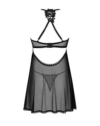 Пеньюар та трусики Obsessive Latinesa babydoll & thong M/L - мініатюра 4