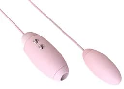 Вакуумний стимулятор з віброяйцем 2-в-1 KisToy Miss VV Pink KisToy SO3761 90360