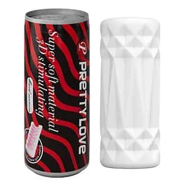 Мастурбатор Pretty Love Pop-Top Can Masturbator Red - мініатюра 2