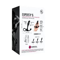 Стимулятор простати Dorcel Expert P S, 10 см чорний - мініатюра 5