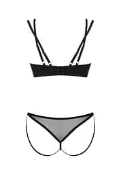Комплект еротичної білизни Obsessive Nesari XS/S (чорний) - мініатюра 14