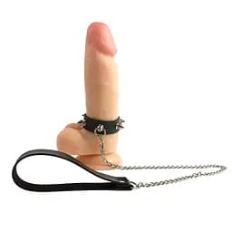 Кільце для пеніса Penis Ring з шипами та повідцем Art of Sex SO5152 97907 - мініатюра 5