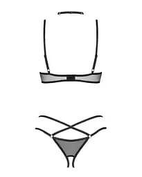 Комплект Obsessive Donarella M/L (чорний) - мініатюра 7