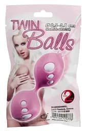 Вагінальні кульки Twin Balls рожеві - мініатюра 3